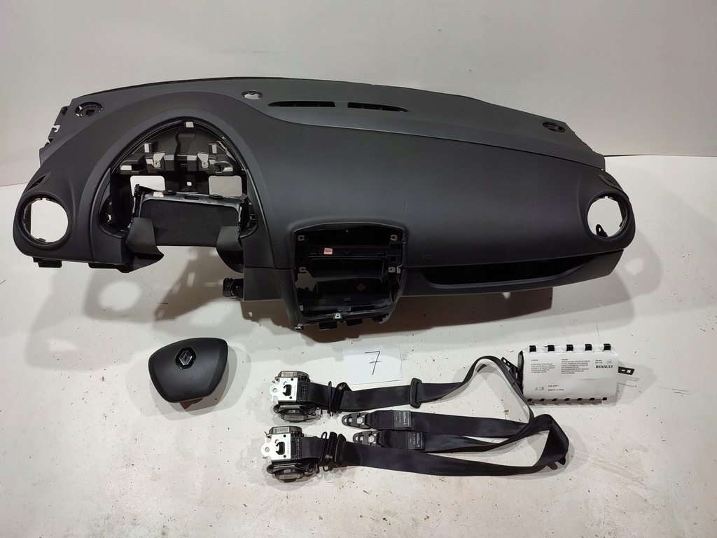 фото №1, Clio iv приборная панель консоль подушка безопасности подушки безопасности ремни