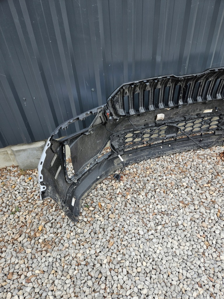 Купить Skoda kodiaq 2 2 57h бампер перед передний решётки низ  решётка радиатора без pdc szary