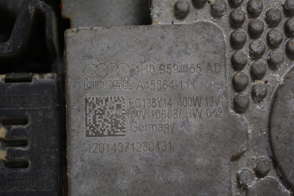 фото №9, Audi a7 вентилятор радиатора 4h0121003n 4g 3.0 tdi 2014 rhd