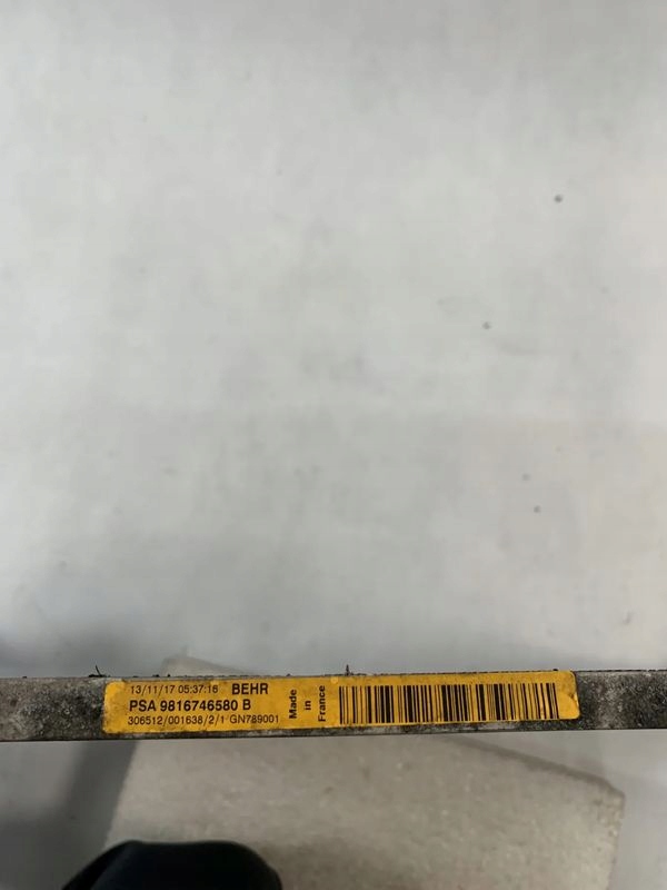 Peugeot rifter радіатор кондиціонера Оригінал