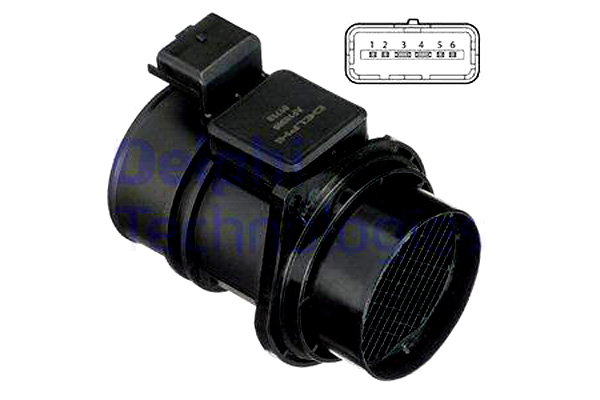 фото №2, Delphi af10369-12b1 витратомір масовий повітря