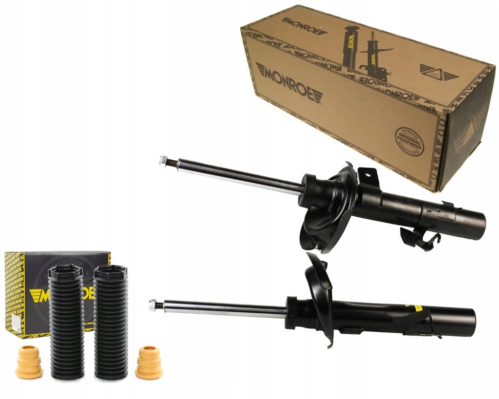 фото №1, Monroe 2x амортизаторы + защита i отбойники volvo ford mazda 3 5 перед
