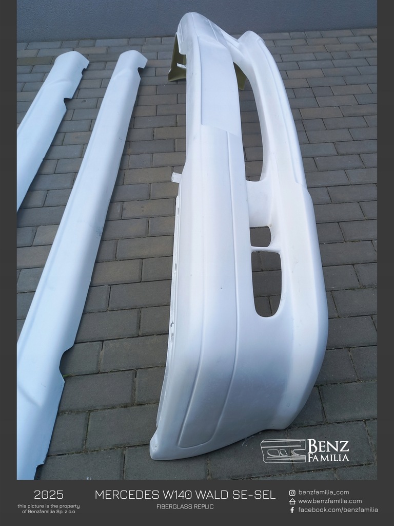 фото №13, Mercedes w140 wald pakiet/bodykit replika se/sel