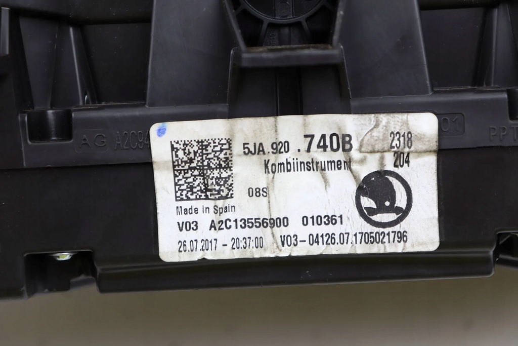 фото №6, Skoda rapid счетчик приборы lift бензин europa 5ja920740b