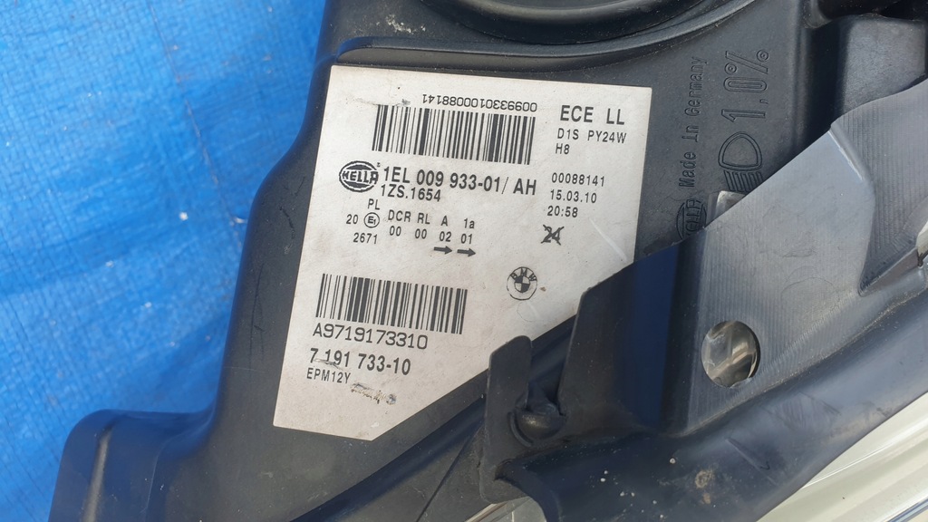 фото №10, Bmw z4 e89 лампа передня ліва bi-xenon