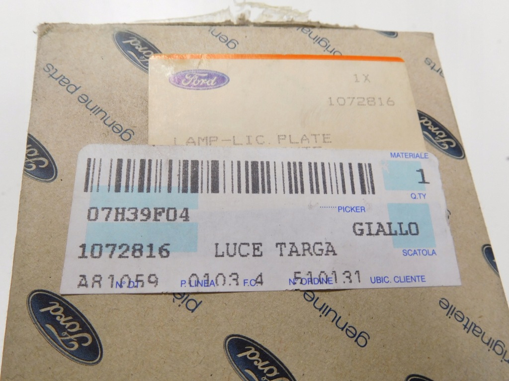 фото №7, Освітлення номерного знака реєстраційний ford transit 1985-1991 оригінальний номер 1072816