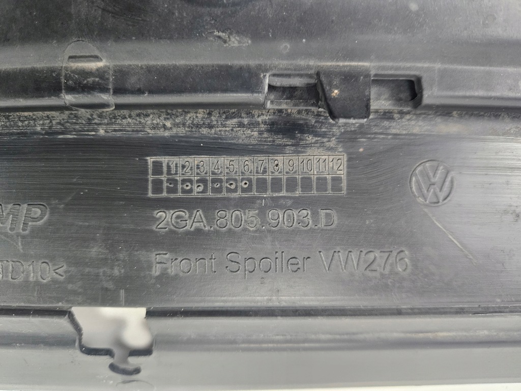 фото №16, Vw t-roc 17 - 21 решітка середня спойлер накладка бампера перед 2ga805903d