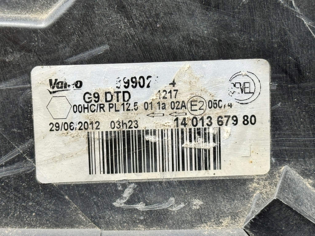 фото №13, Лампа правая передняя правый перед fiat scudo ii expert jumpy 1401367980