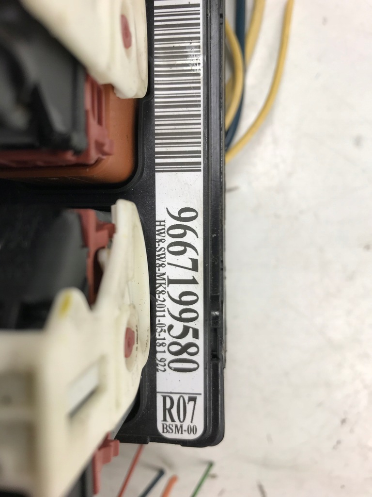 фото №8, Модуль bsm peugeot citroen 9667199580 r07