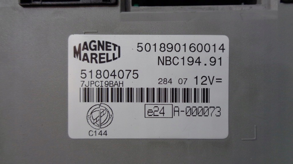 фото №9, Бортовий комп'ютер замок запалювання bsi fiat croma 2 ii lift fl 1.9 8v m-jet 2007-2011r.