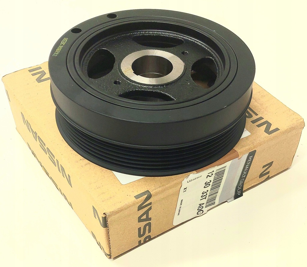 фото №1, Oryg шків колінчастого вала nissan renault 2.5 2tr702 koleos xtrail