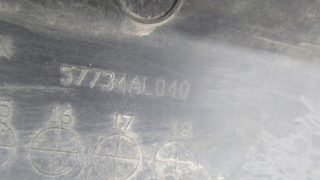 фото №8, Subaru outback 16- спойлер накладка бампера задняя // 817