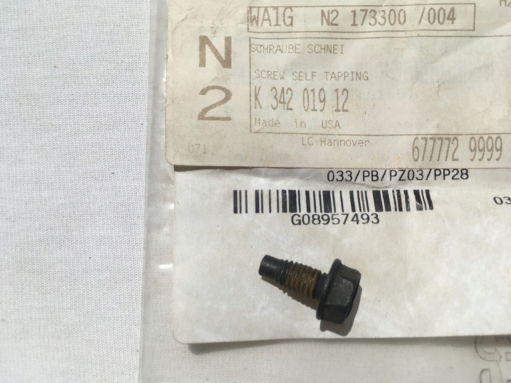 фото №1, 34201912 болт jeep wrangler comanche cherokee