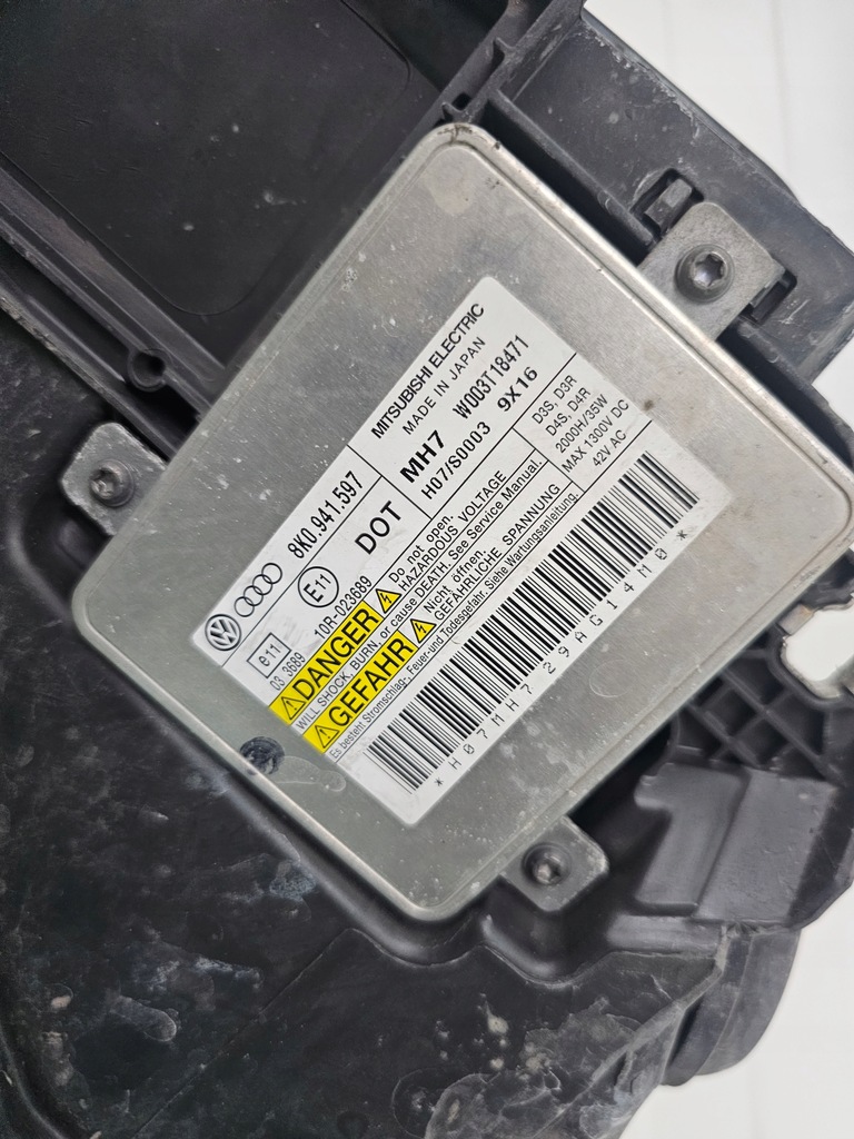 фото №10, Лампа передняя левая audi a5 8t 8t0941029ak