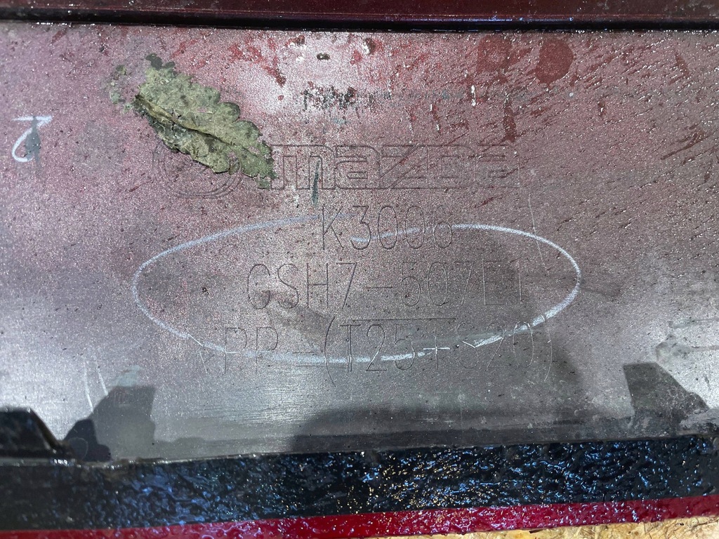 фото №12, Mazda 6 gj iii 3 lift 18-24 молдинг козырёк носик решетка бампера перед