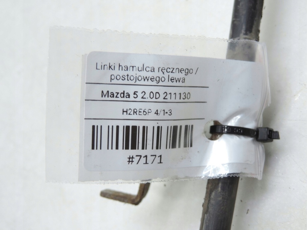 фото №6, Трос гальма ручного ліва mazda5 mazda 5 i