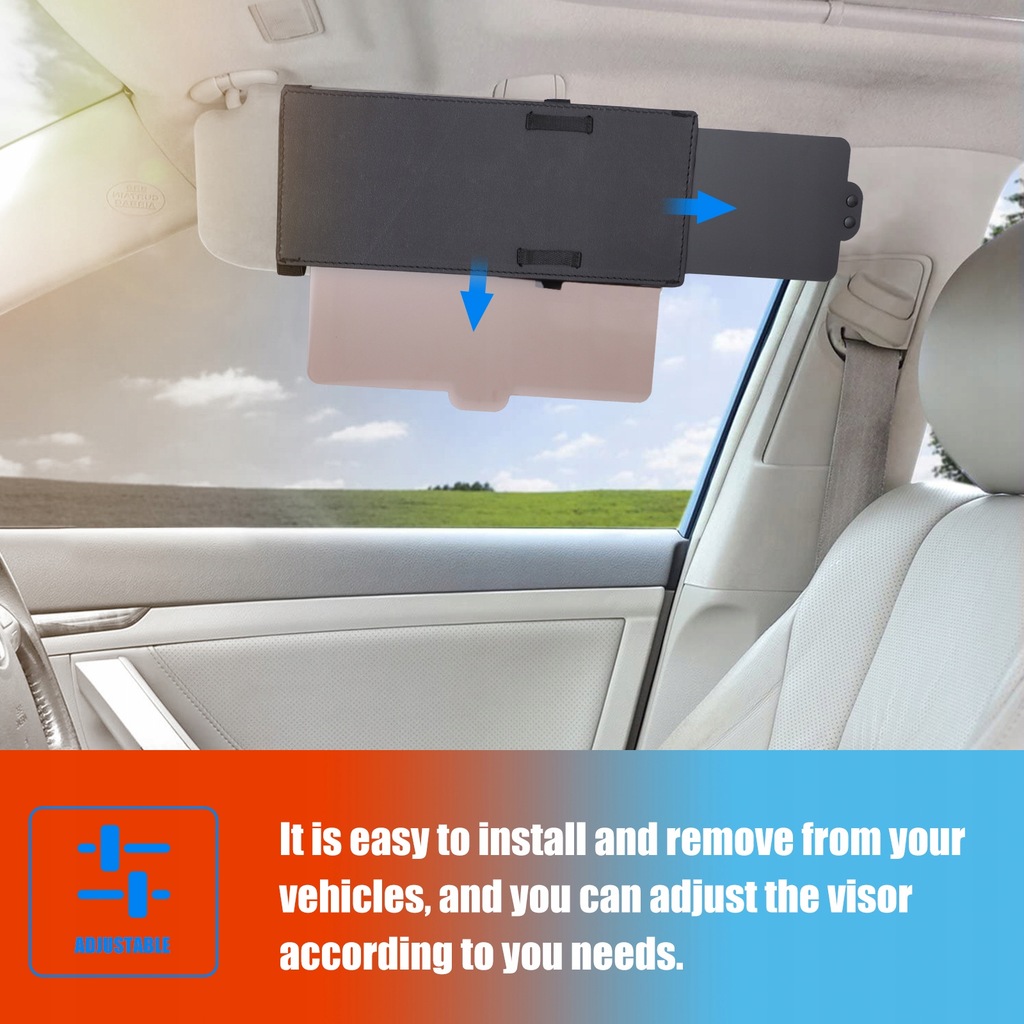 фото №6, Захист сонцезахисна автомобіля регульовані подовжувач wizjera