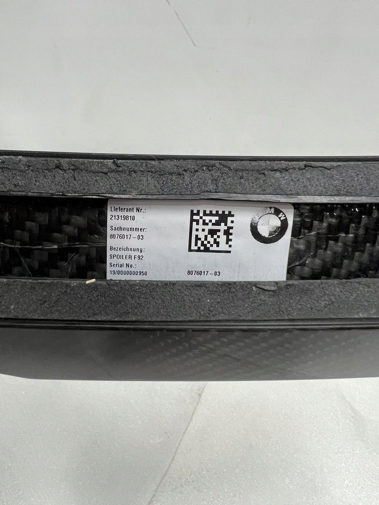 фото №9, Bmw m8 8 f92 спойлер m performance карбон спойлер