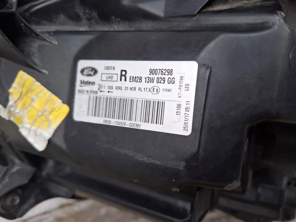 фото №10, Ford galaxy 2015 перед сторона правая лампы передние