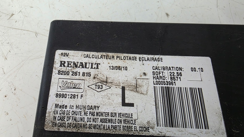 фото №2, Блок керування висоти світла фари блок управління renault espace iv lift