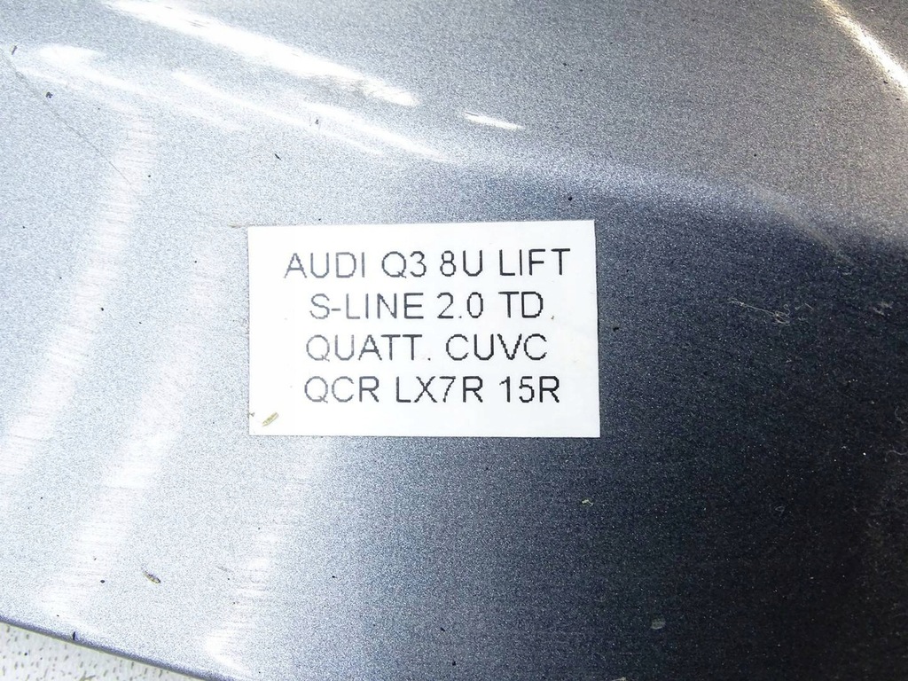 фото №7, Молдинг дверь правый перед передняя audi q3 8u lift s-line 8u0853960d