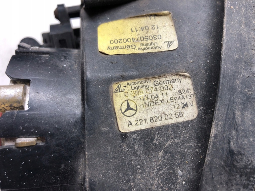 фото №6, Противотуманная фара правый перед mercedes w221 a2218200256 хэтчбек 05-13