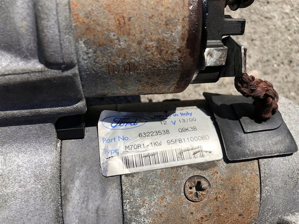 фото №5, Стартер 95fb11000bd ford ka fiesta 1.3 бензин mazda 121 63223538