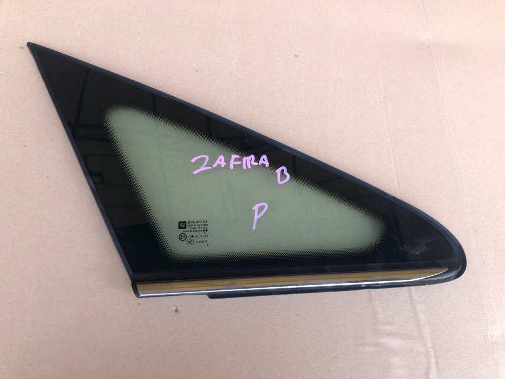 фото №1, Права скло кузовна opel zafira b 2005-2008