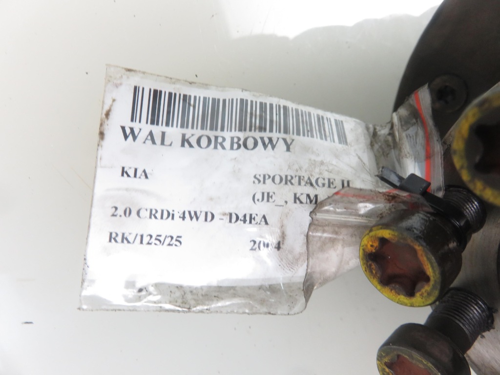 фото №5, Wał коленчатый kia sportage ii 2.0 crdi 113 d4ea