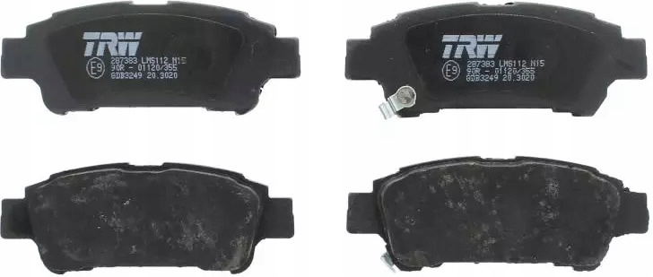 фото №14, Гальмівні колодки гальмівні trw gdb3249