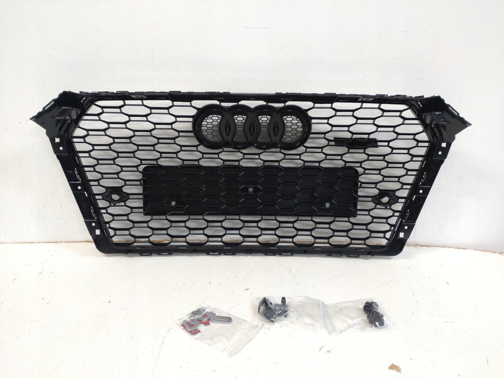 фото №7, Rs4 решётка радиатора бампера решётка радиатора радиатора audi a4 b9 2015-19 s-line с pdc решётка радиатора