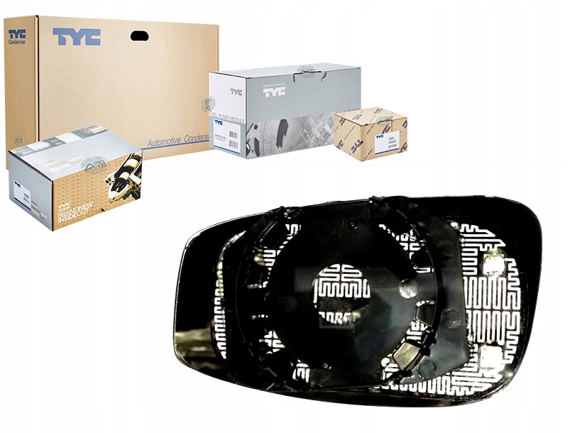 фото №1, Tyc 309-0030-1 стекло зеркало, зеркало наружное