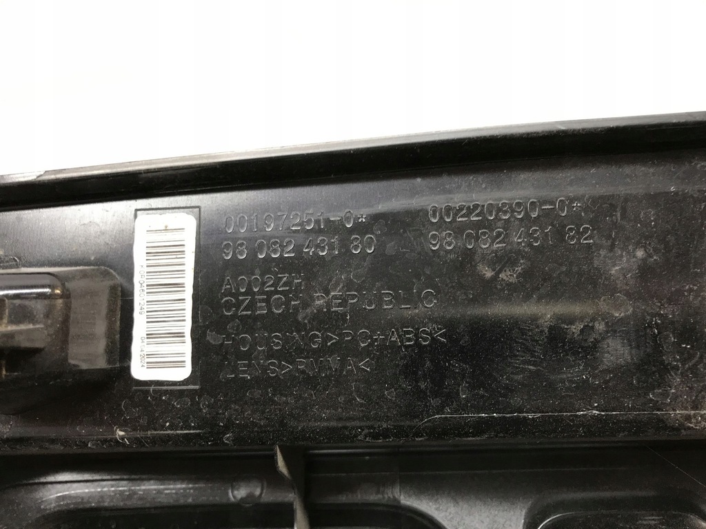 фото №14, Toyota proace jumpy expert iii лампа лівий задня 9808243180