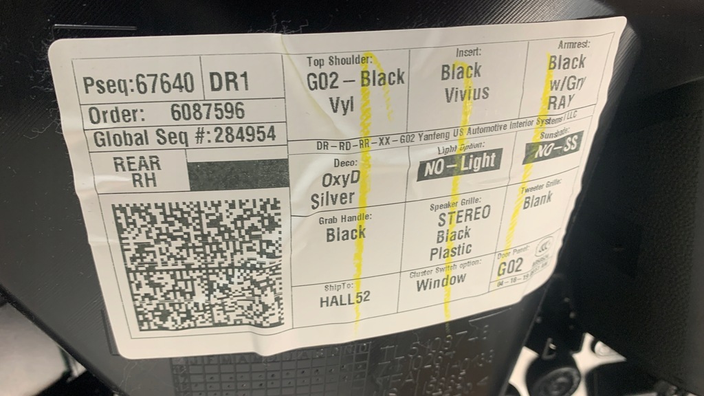 фото №6, Bmw x4 g02 18- обшивка двері правий задня