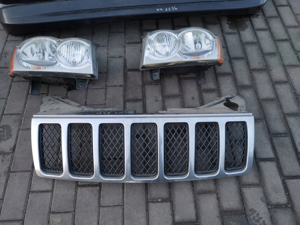 фото №15, Перед kompletny бампер капот радиатор jeep grand cherokee wk iii 05-