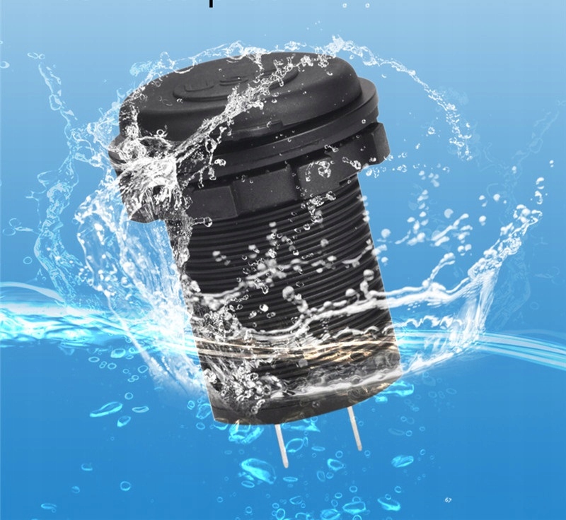 фото №10, Роз'єм зарядний пристрій автомобіль 2x usb 3,1a 12-24v