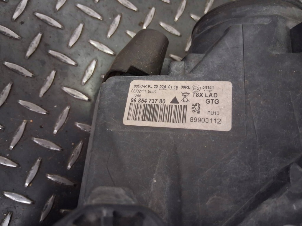 фото №10, Лампа левый i правый перед peugeot 3008 ксенон uk 9685473680/9685473780