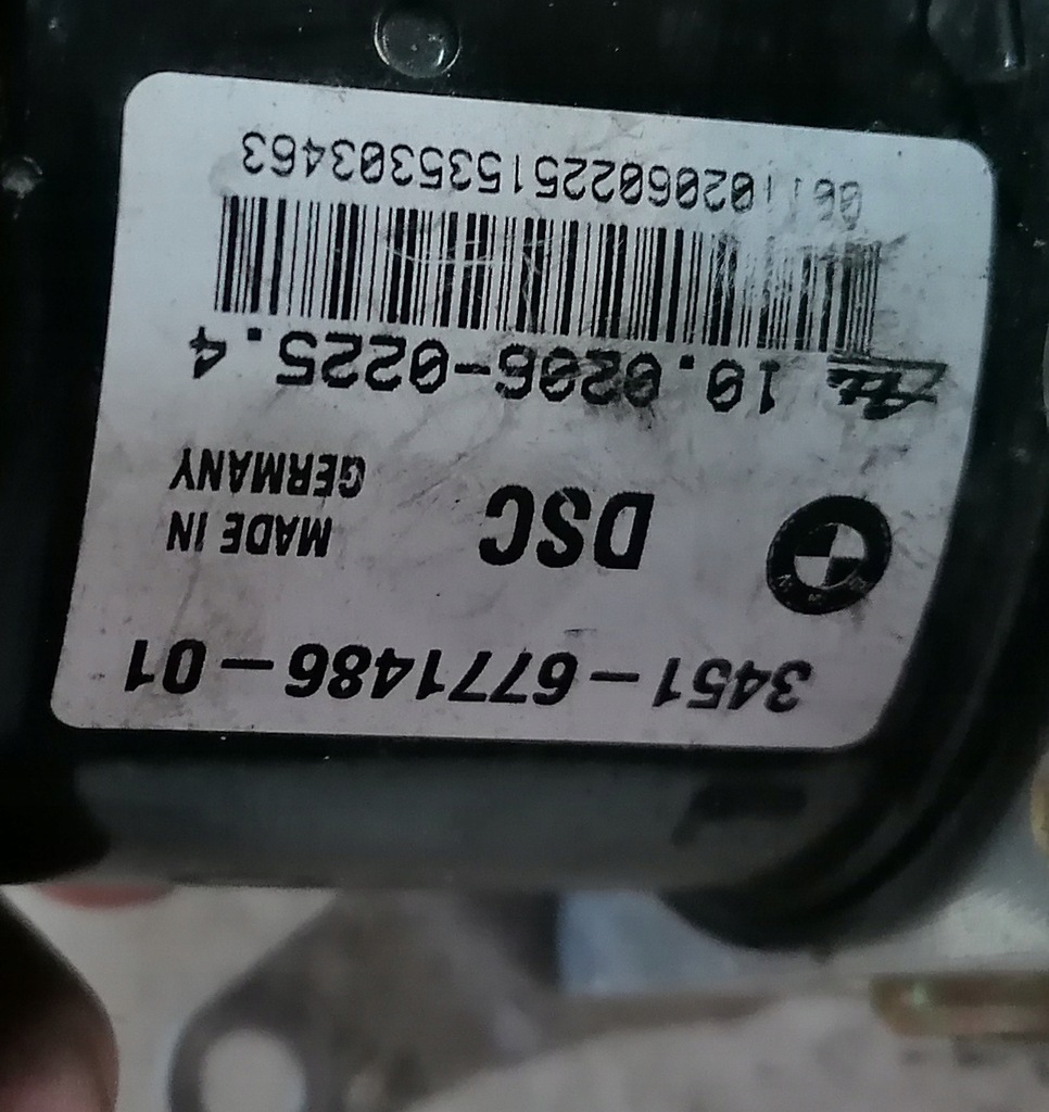 фото №4, Bmw 3 e90 04r- насос abs 6771486