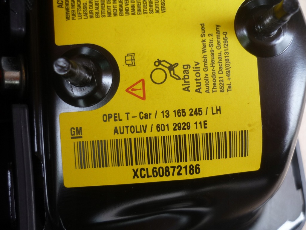 фото №9, Подушка сидіння лівий перед водія opel zafira b 13165245 + джгут