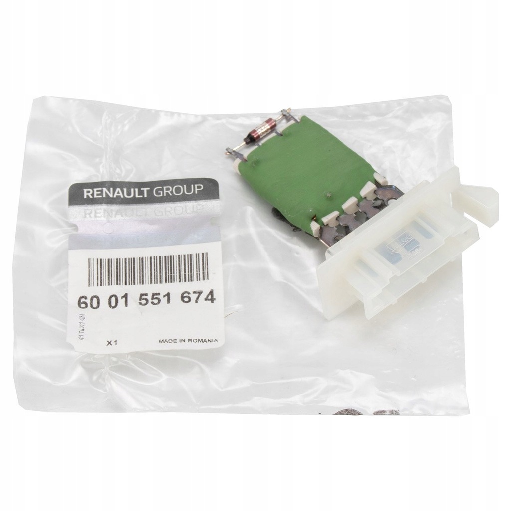 фото №1, Резистор вентилятор 6001551674 dacia duster logan