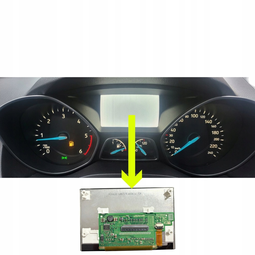 фото №1, Дисплей счетчик ford focus 2011-2018 lcd спидометра новый