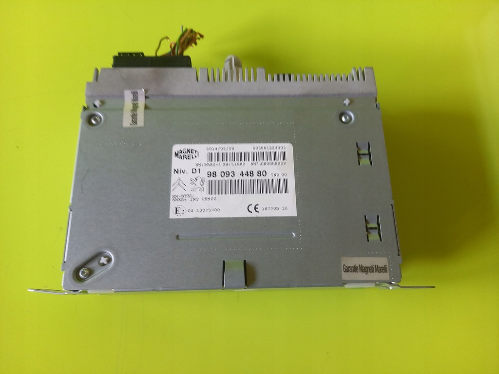 фото №1, Радио навигация 9809344880 citroen c4 picasso ii 14r