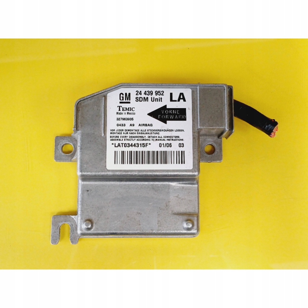 Купити Модуль датчик подушка безпеки opel corsa 24439952 nr66