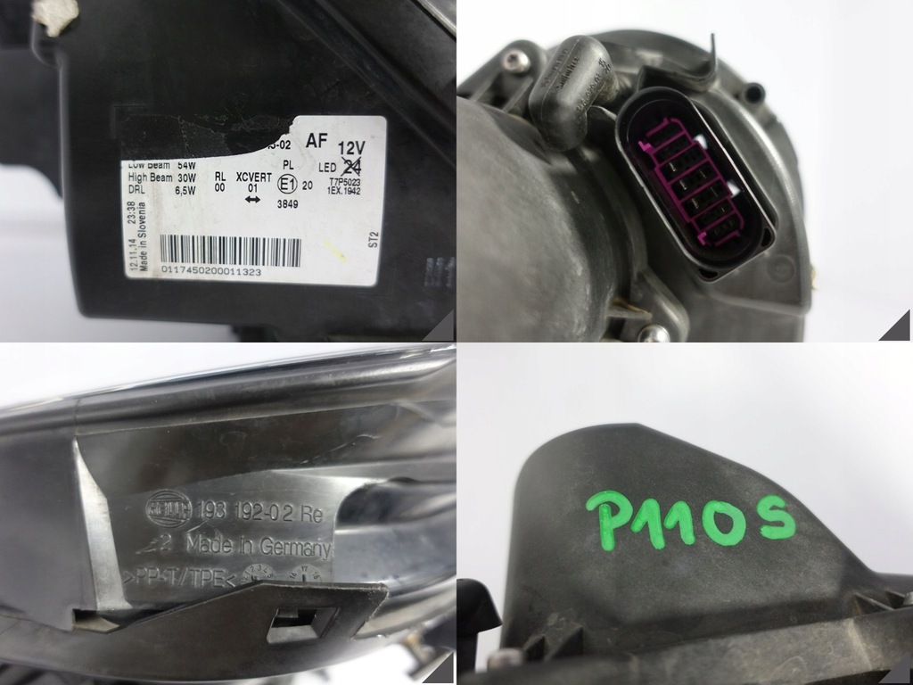 фото №10, Porsche cayenne 7p5 lift 14-18 лампа full led правая перед europa