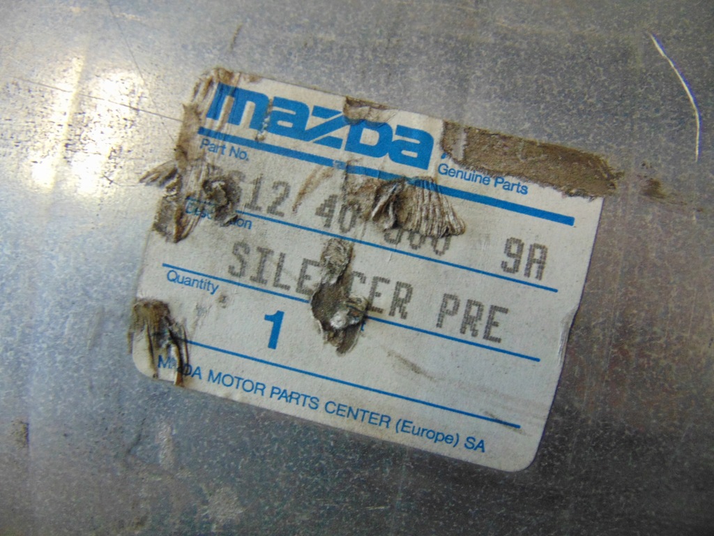 фото №10, Гасник вихлоп mazda 323 1.6 85-89 b61240300