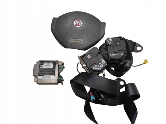 фото №1, Fiat panda ii 2 03- подушка ремни модуль