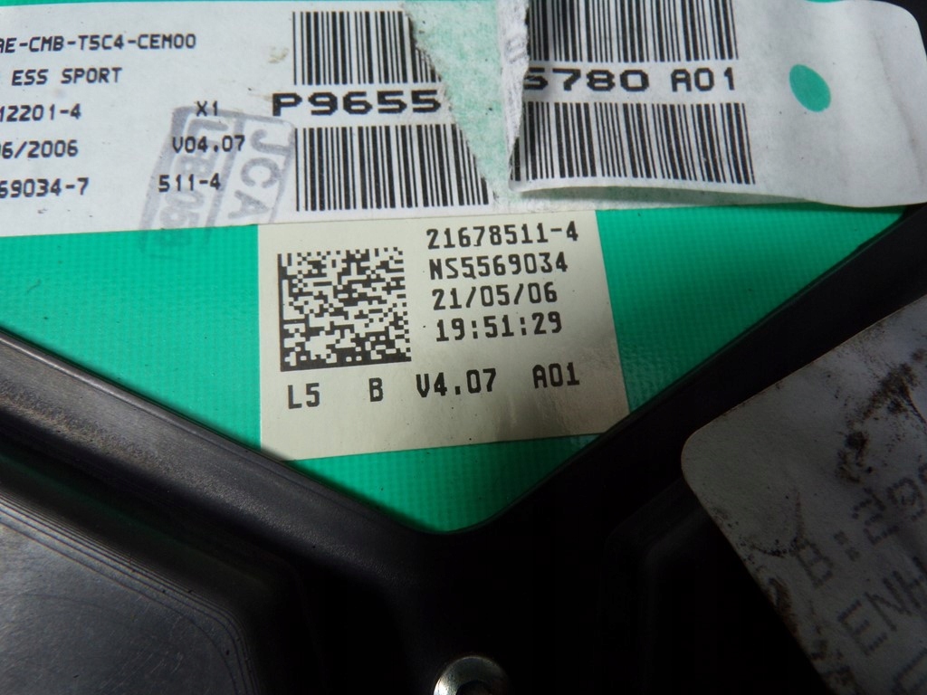 фото №10, Peugeot 307 lift sw 1.6 лічильник прилади спідометр 9655925780