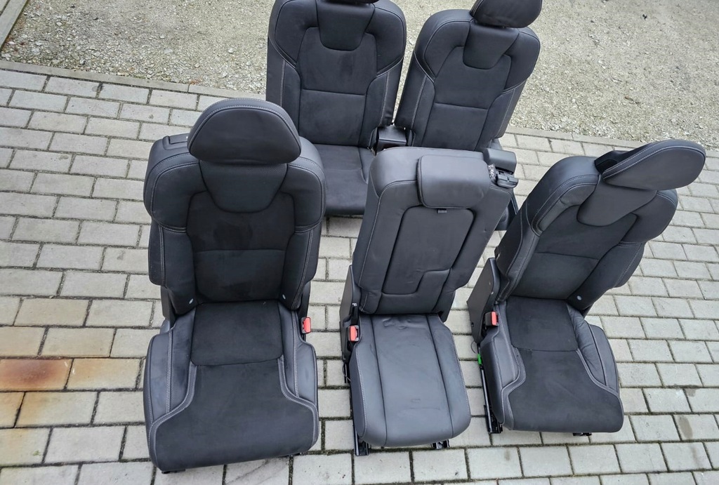 фото №1, Volvo xc90 ii сидіння 2 i 3 ряд 7 легкові r-design alcantara