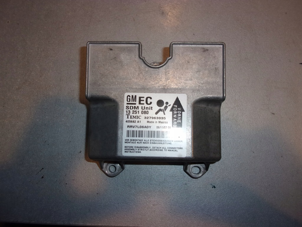 фото №1, Датчик подушка безопасности opel astra h 13251080ec