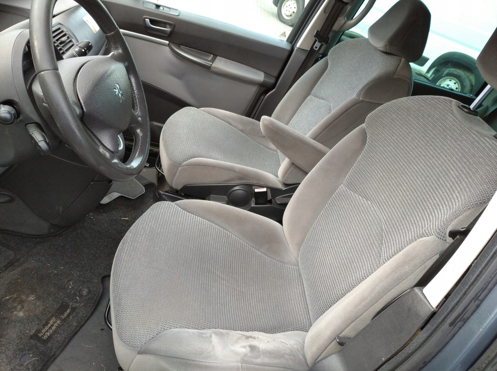 фото №14, Peugeot 807 eb 02- дверь левая перед передние серые ezw